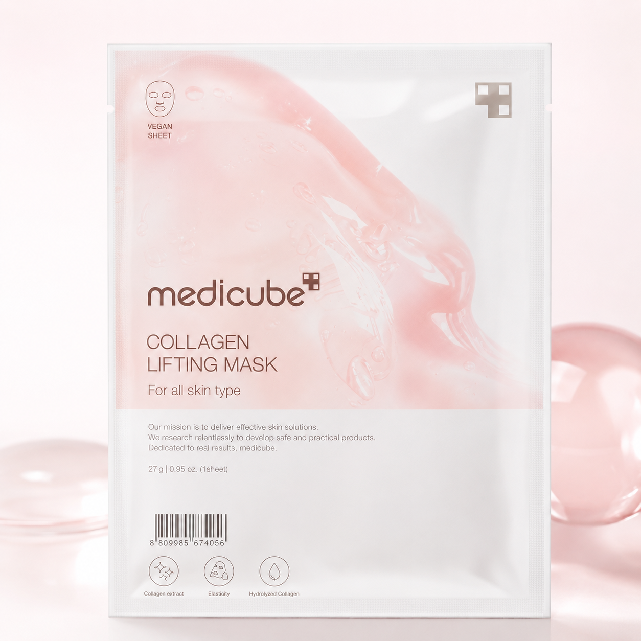Mascarilla reafirmante Medicube Collagen Lifting Mask 27 g
