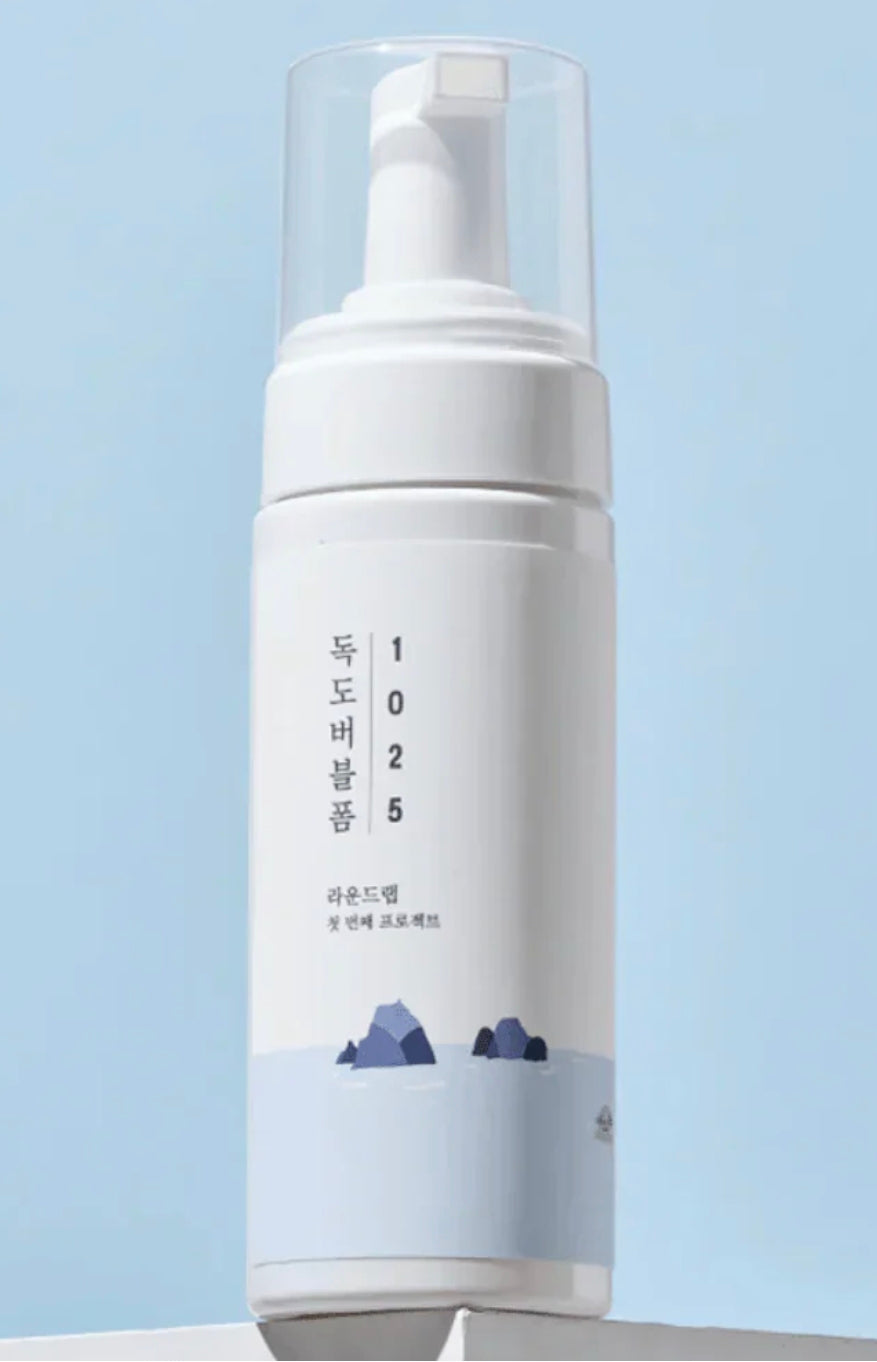 Limpiador facial ROUND LAB 1025 Dokdo Bubble Foam 150 ml