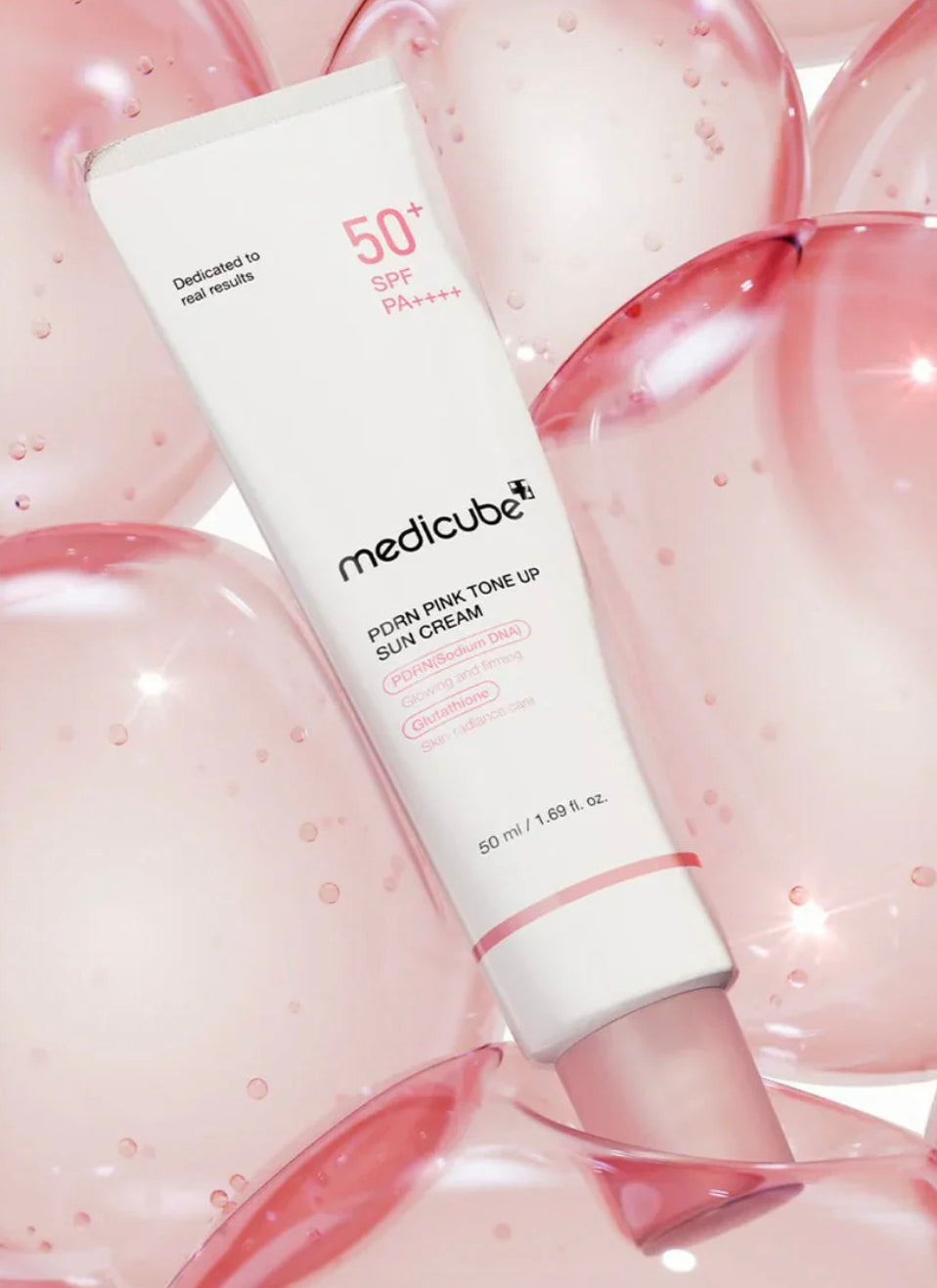 Protector solar Medicube PDRN Pink Tone Up SPF50+ PA++++ 50 ml